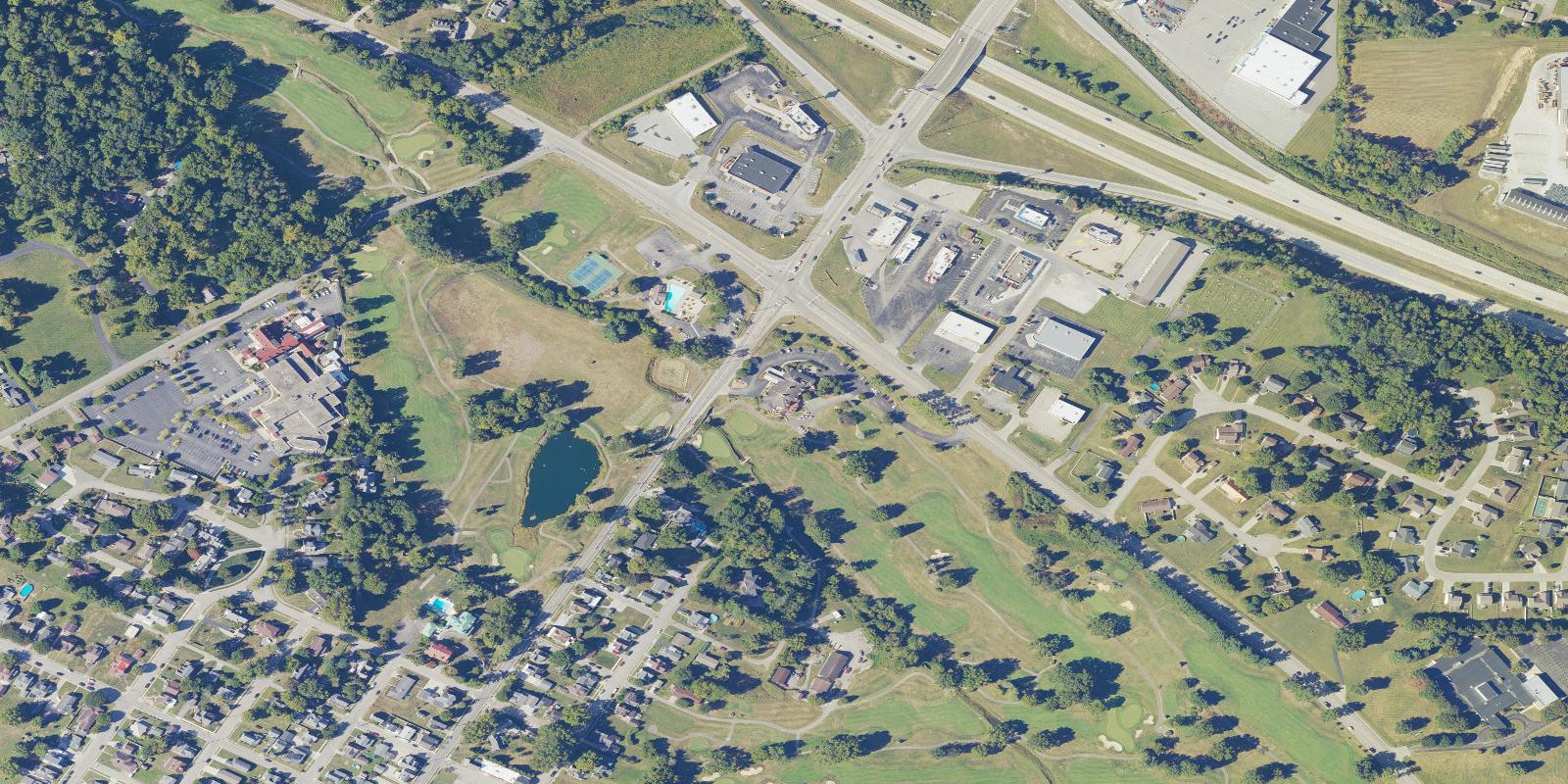 Satellite view of Cricket Ridge Country Club