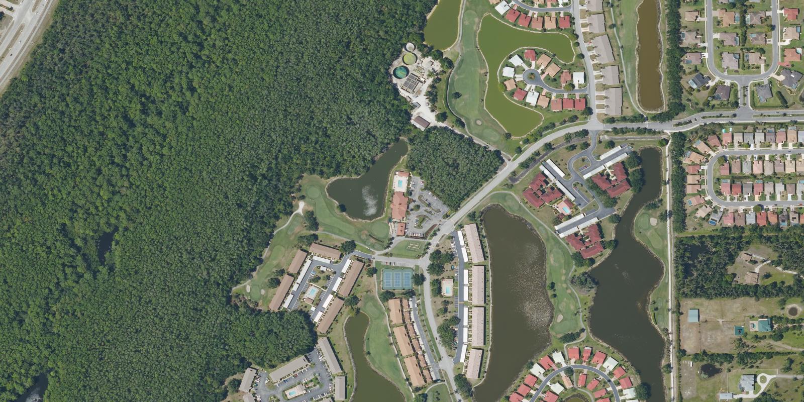 Satellite view of Cross Creek Golf Club