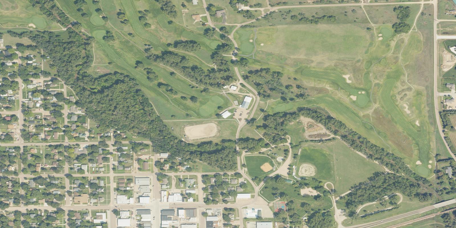 Satellite view of Cross Creek Golf Links