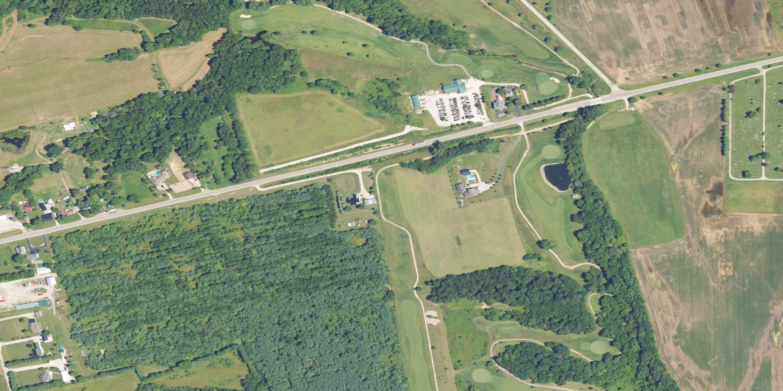 Satellite view of Crown Hill Golf Club