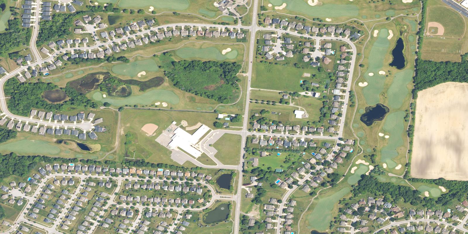 Satellite view of Cumberland Trail Golf Club