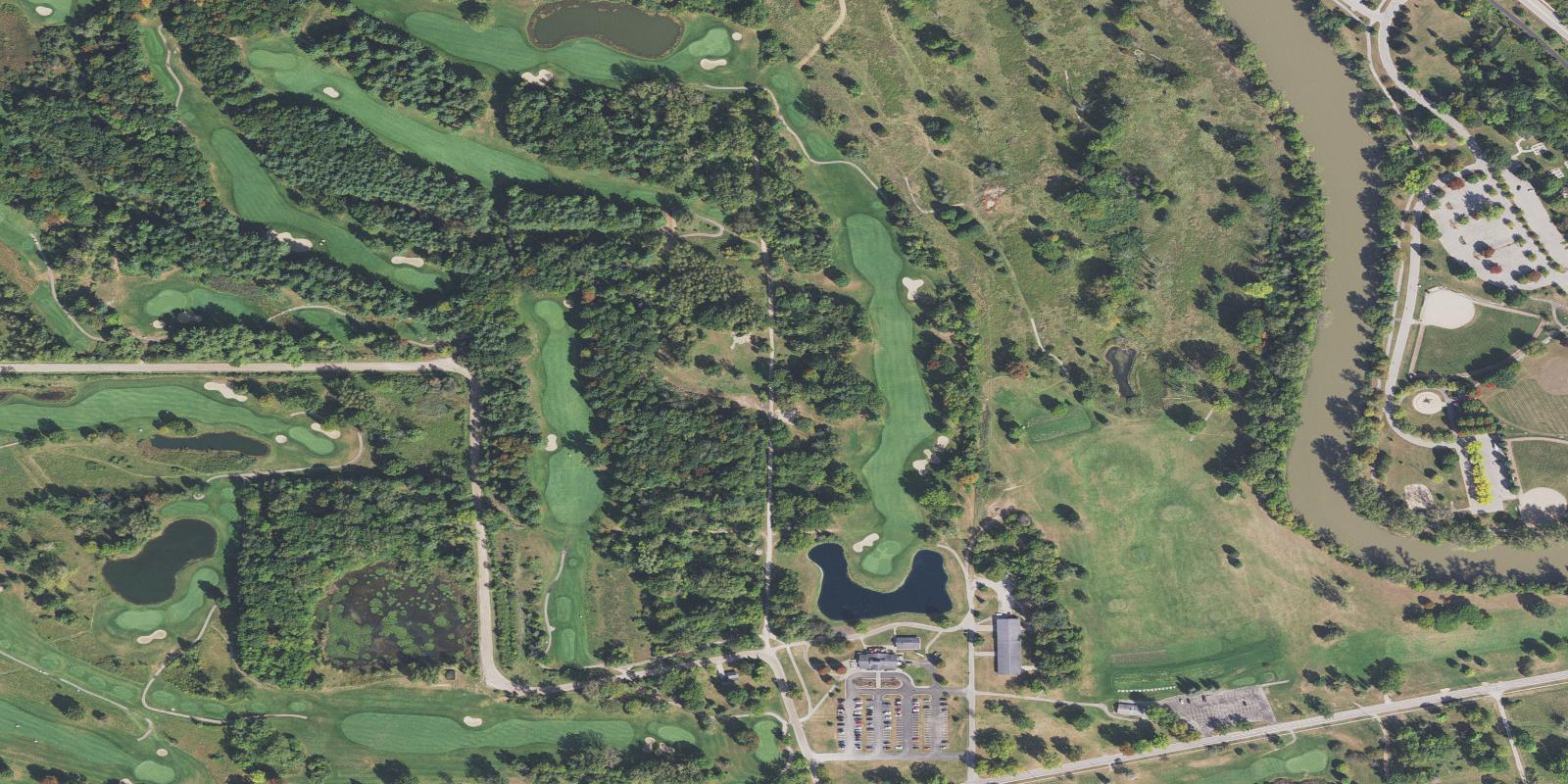 Satellite view of Currie Municipal Golf Course