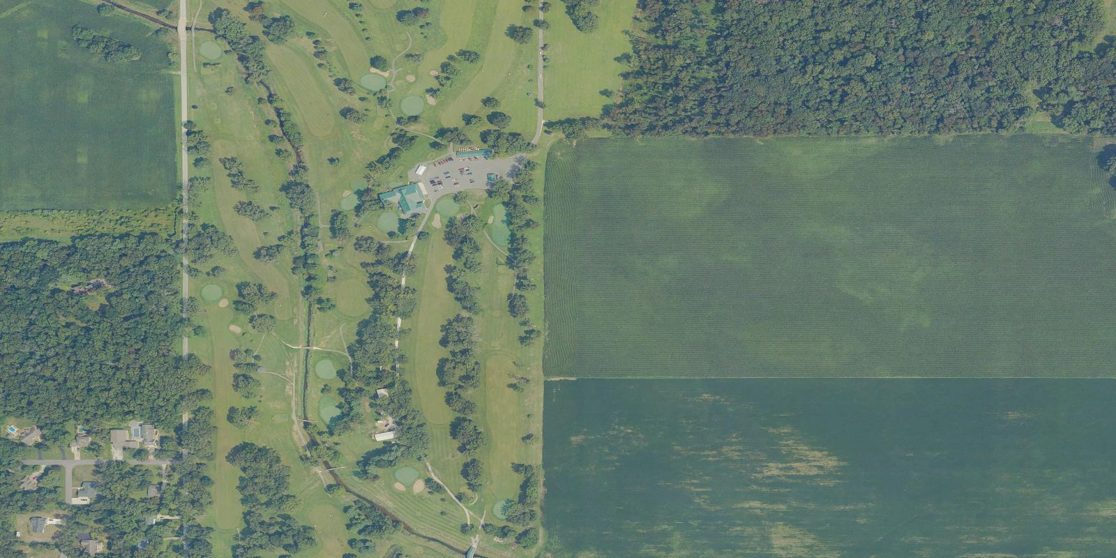 Satellite view of Curtis Creek Golf Course