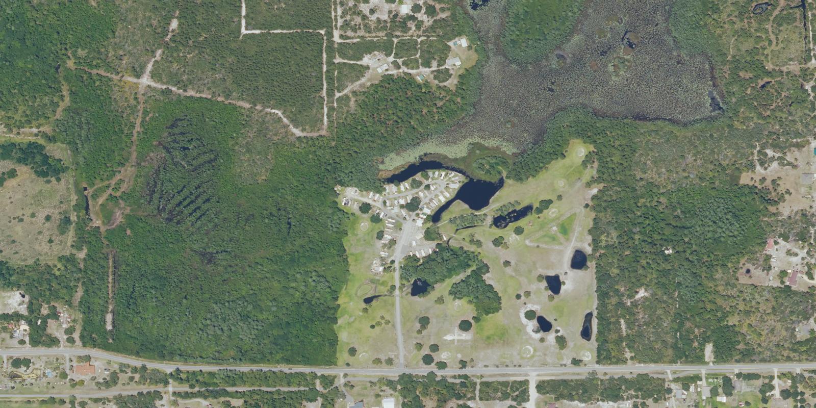 Satellite view of Cypress Point Rv Golf Club