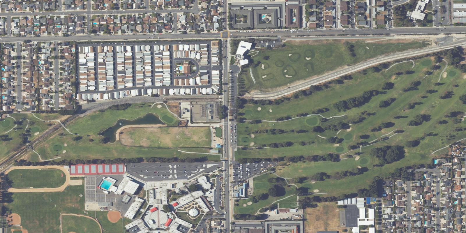 Satellite view of Dad Miller Golf Course
