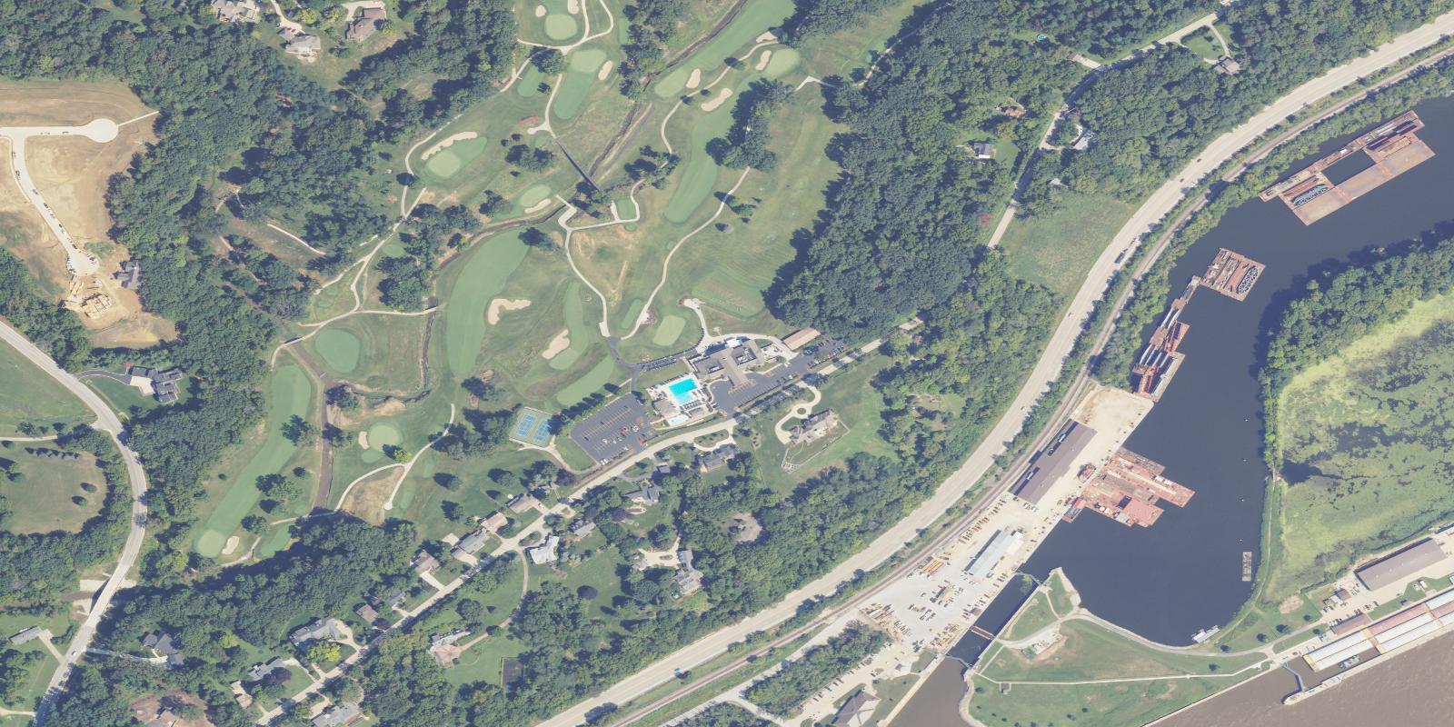 Satellite view of Davenport Country Club