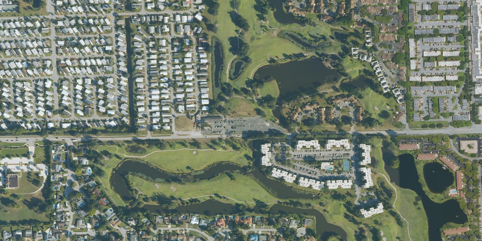 Satellite view of Davie Golf Country Club