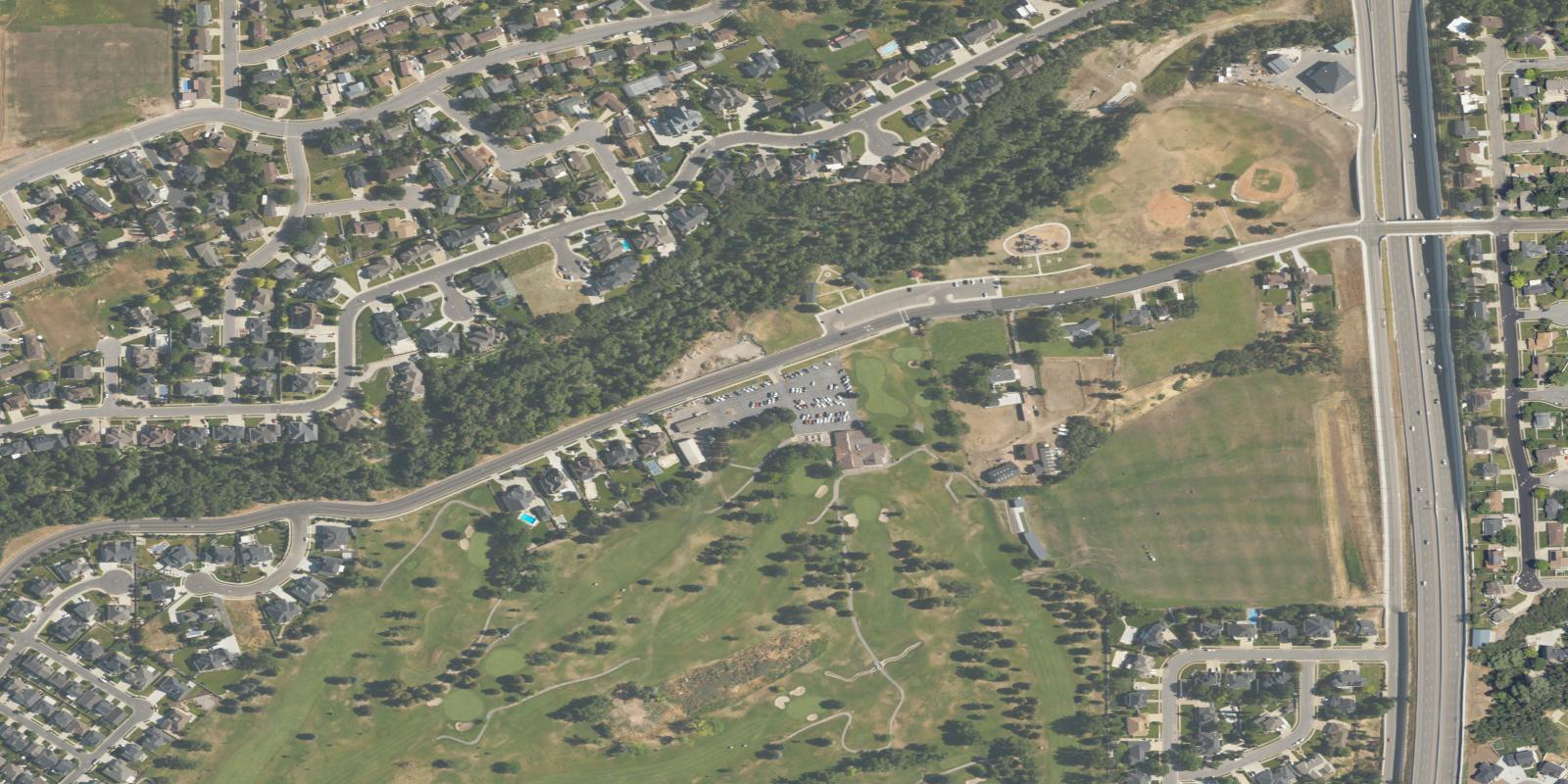 Satellite view of Davis Park Golf Course