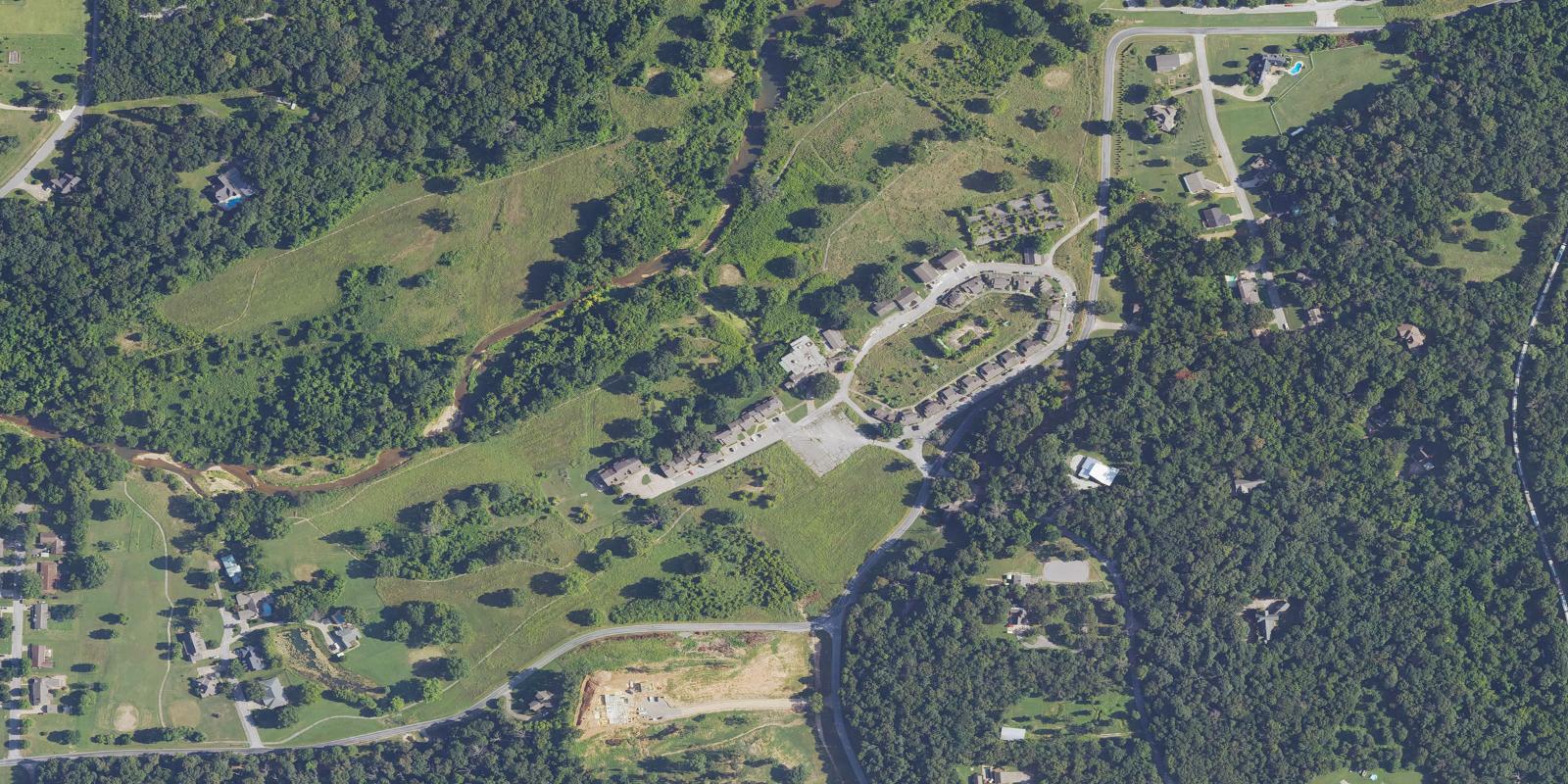 Satellite view of Dawn Hill Country Club