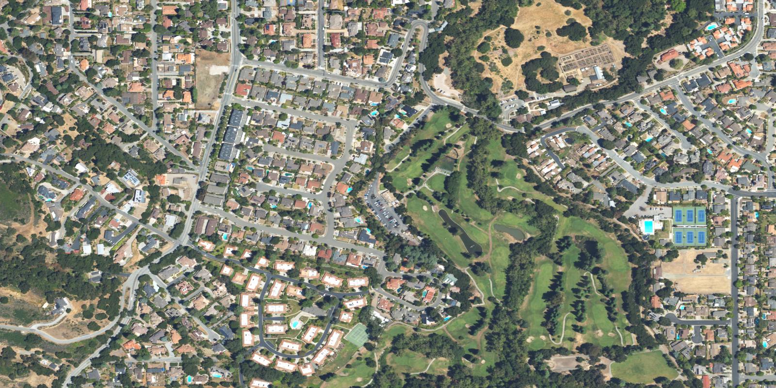Satellite view of Deep Cliff Golf Course