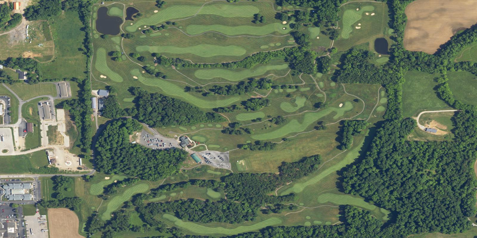 Satellite view of Deer Ridge Golf Club