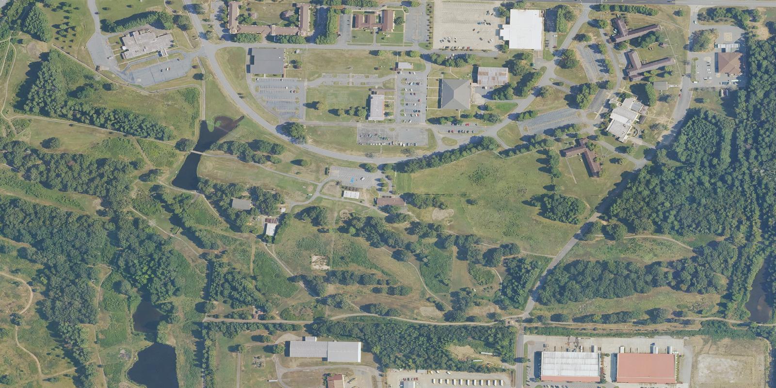 Satellite view of Deer Run Golf Course LRAFB
