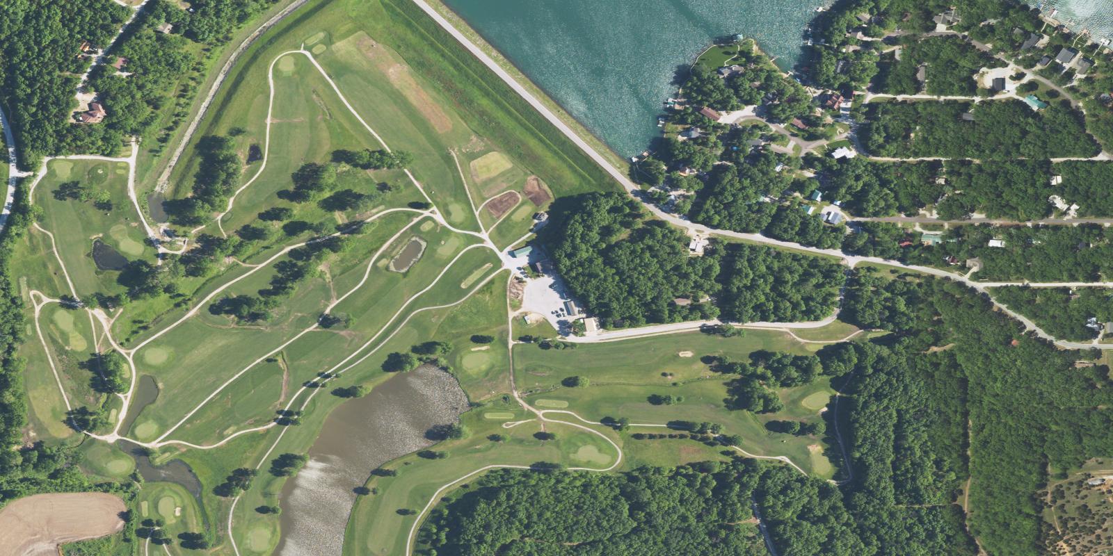 Satellite view of Deer Trace Golf Course