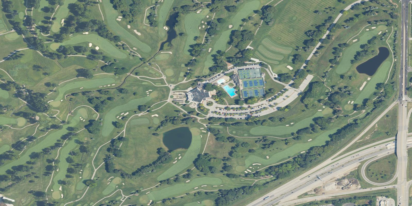 Satellite view of Des Moines Golf & Country Club