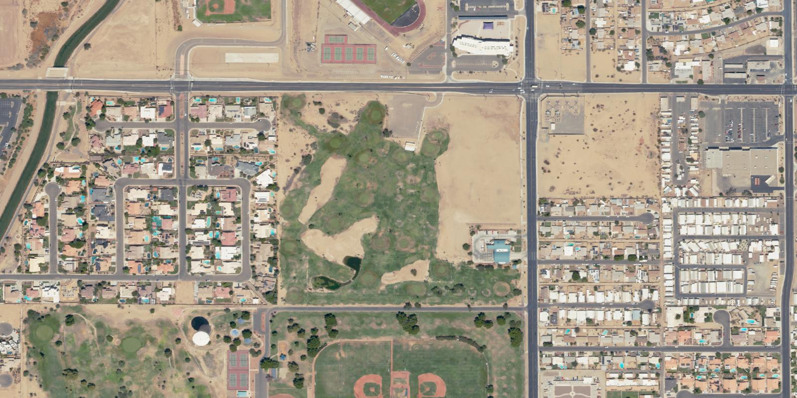Satellite view of Desert Hills Par 3
