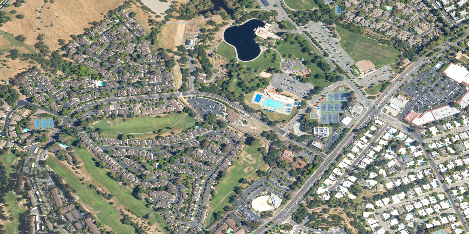 Satellite view of Diablo Hills Golf Course