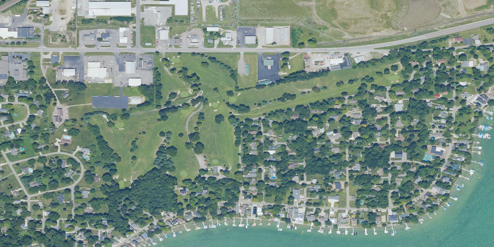 Satellite view of Diamond Lake Golf Club