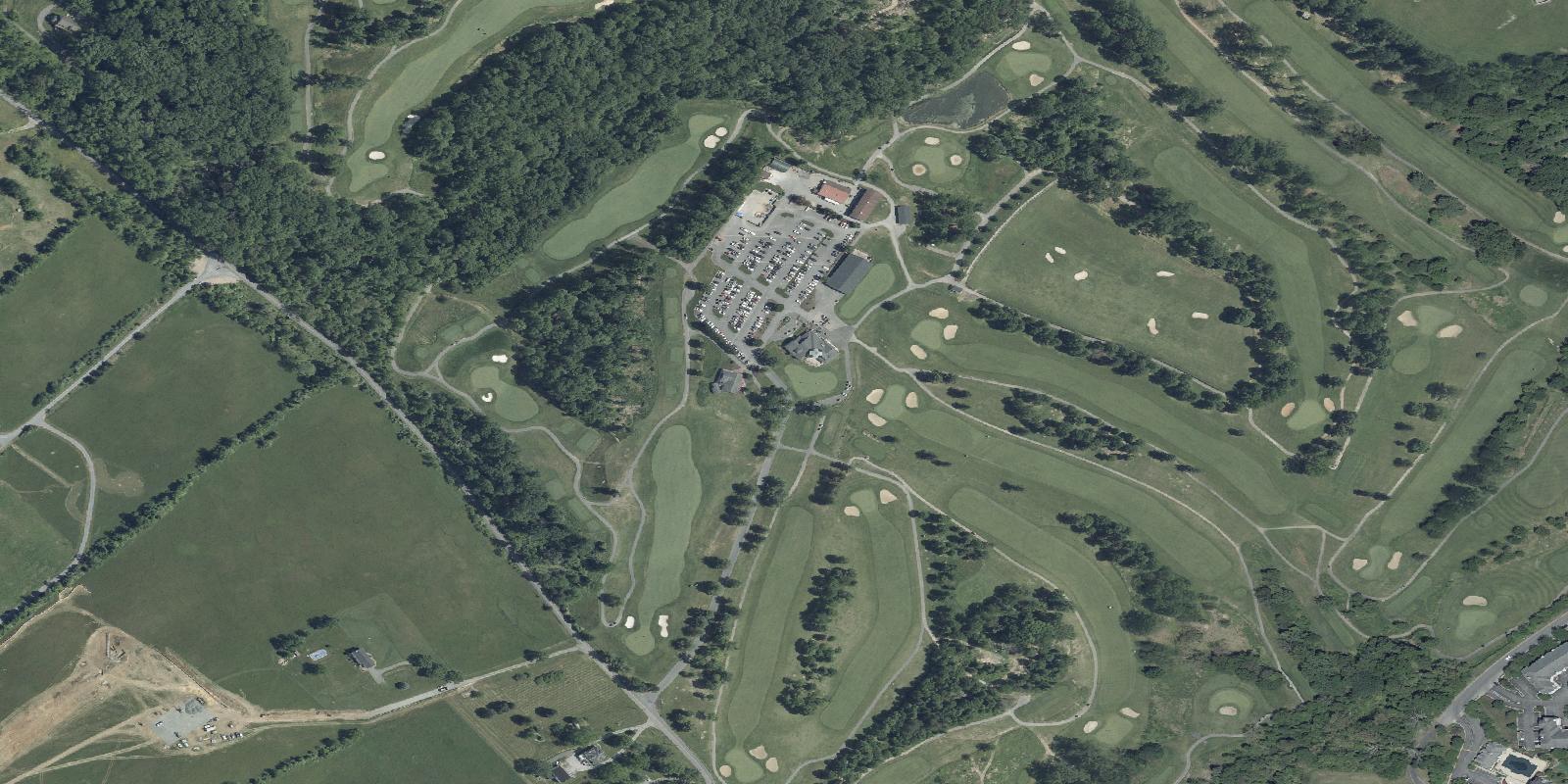 Satellite view of Diamond Ridge Golf Course - The Woodlands GC Course