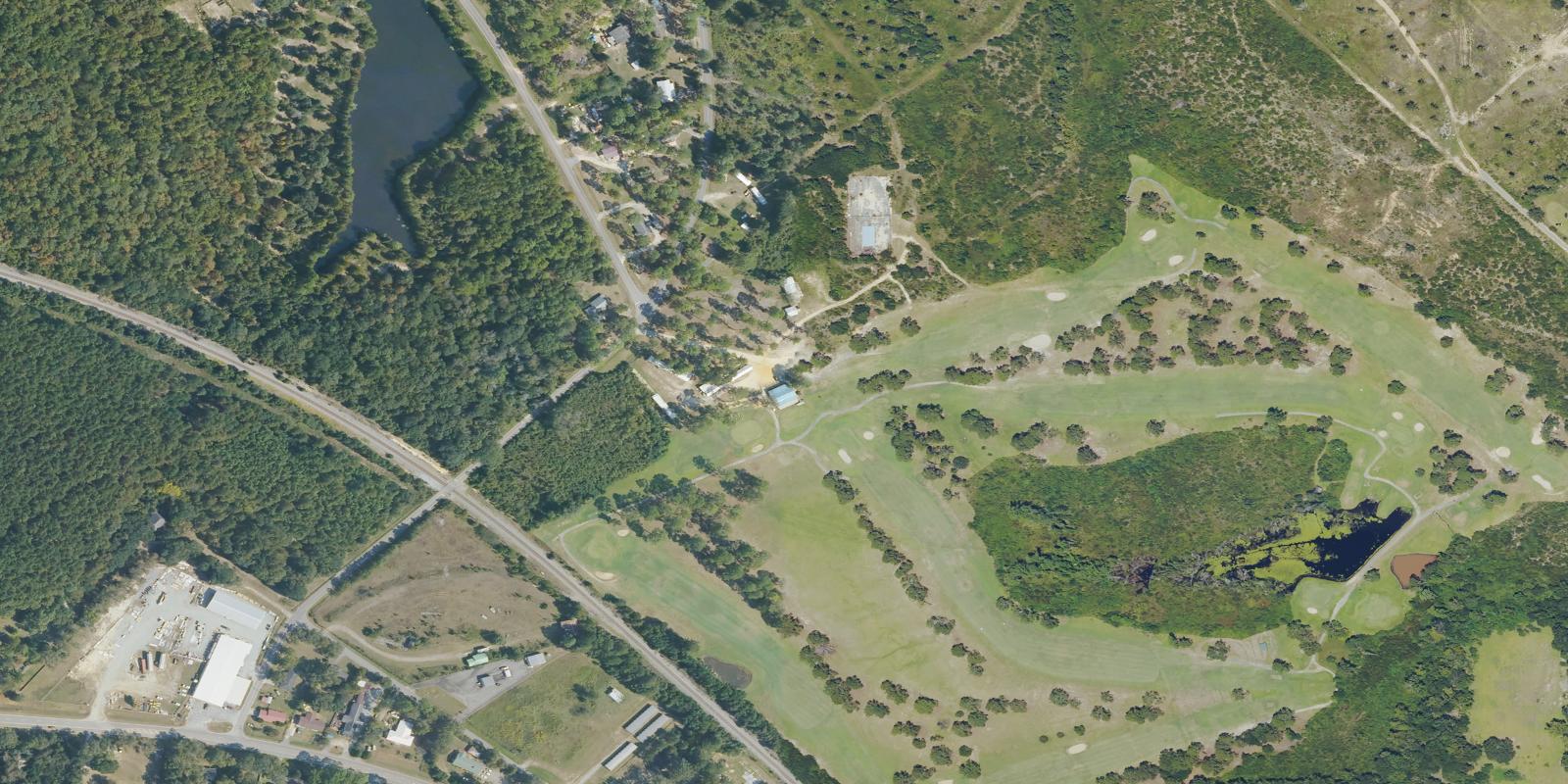 Satellite view of Dodge County Golf Club