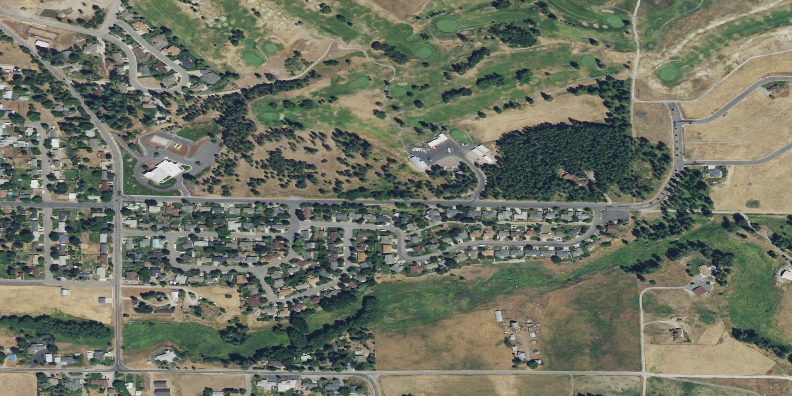 Satellite view of Dominion Meadows Golf Course