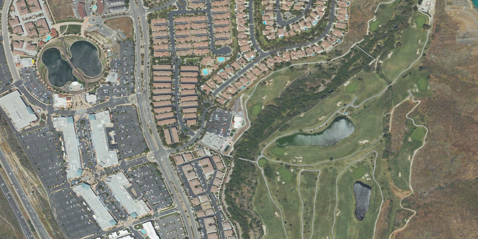 Satellite view of Dos Lagos