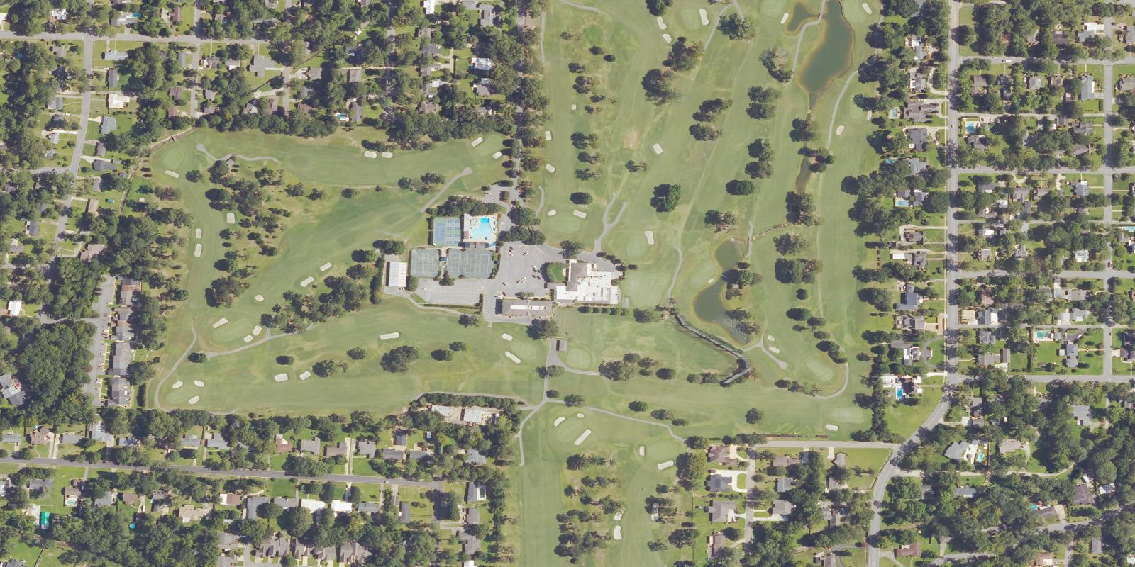 Satellite view of Dothan Country Club
