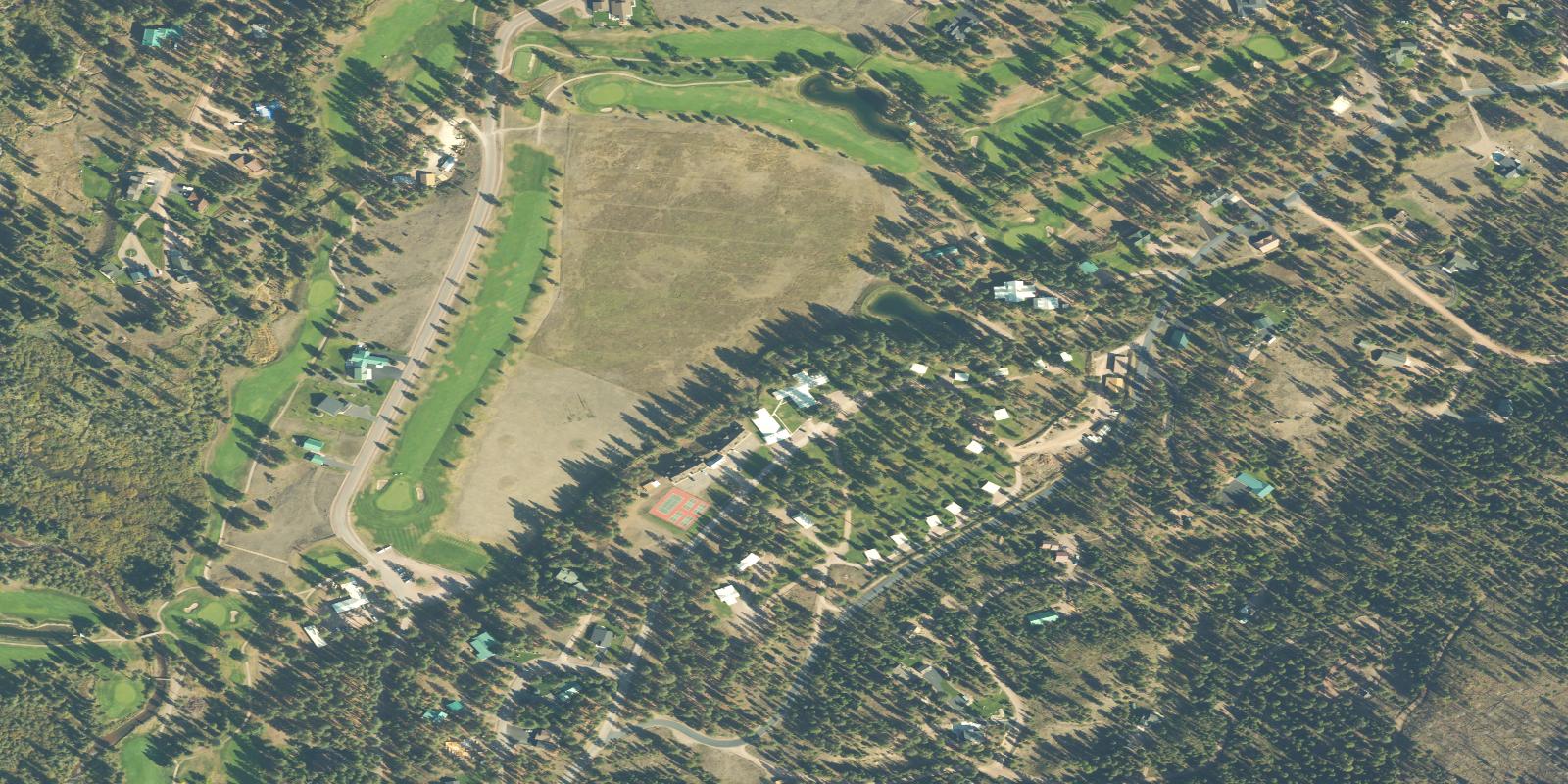 Satellite view of Double Arrow Lodge