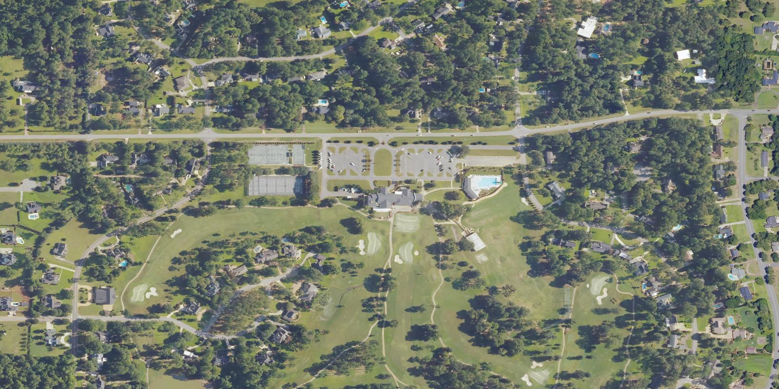Satellite view of Doublegate Country Club