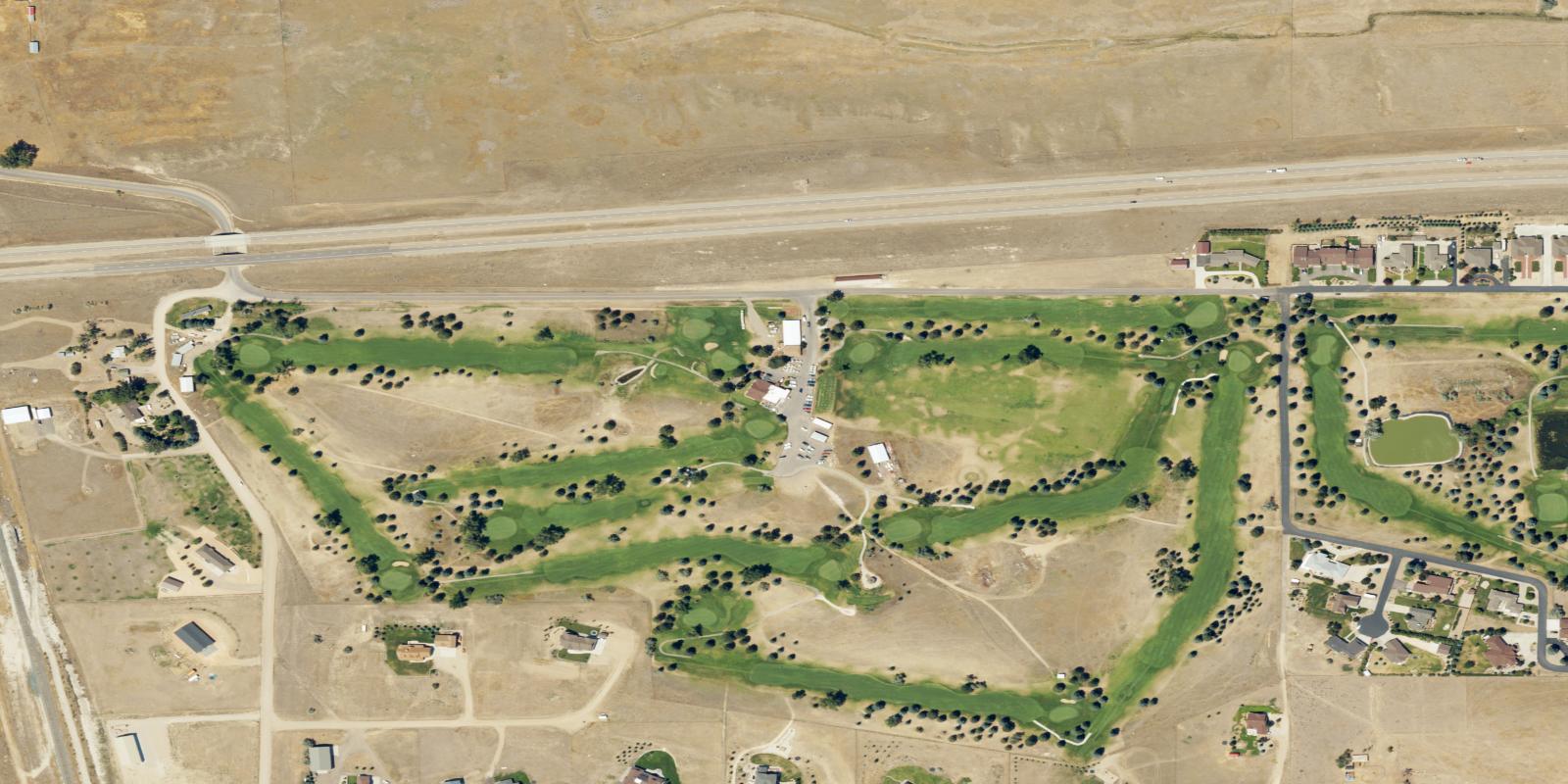 Satellite view of Douglas Community Golf Course