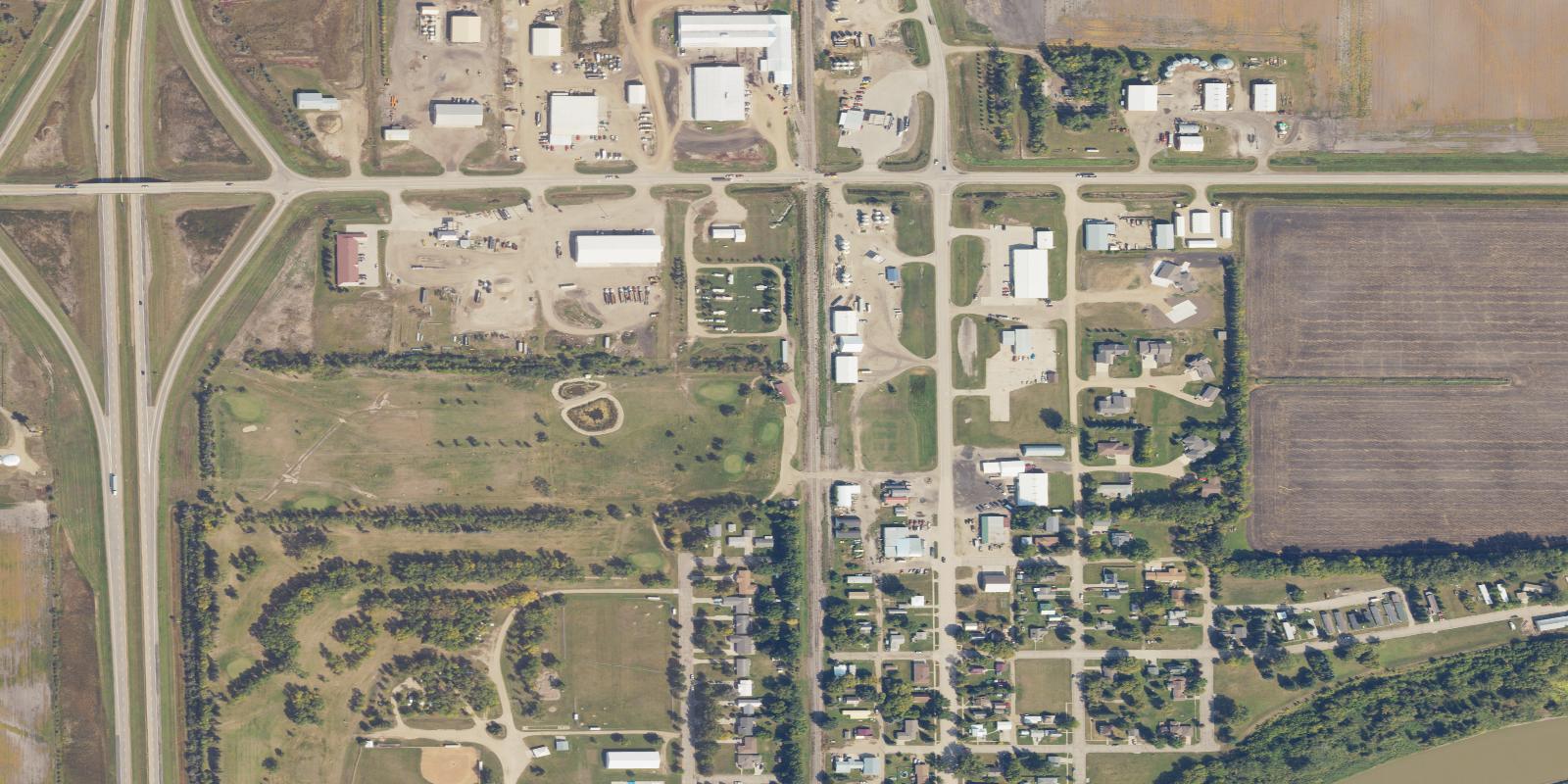 Satellite view of Drayton Golf Club
