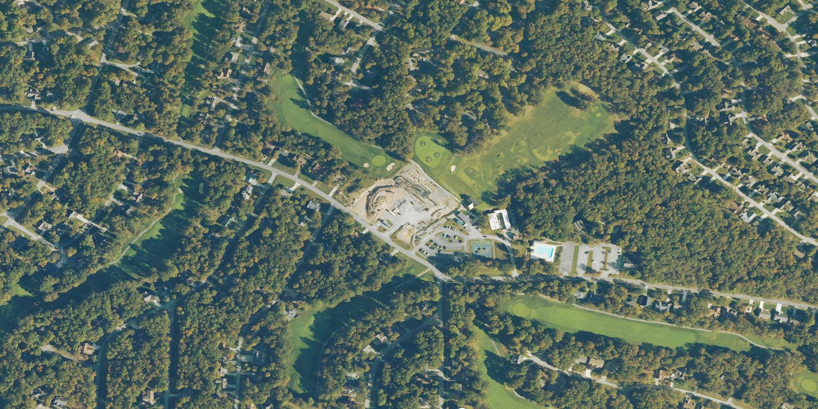 Satellite view of Druid Hills Golf Course