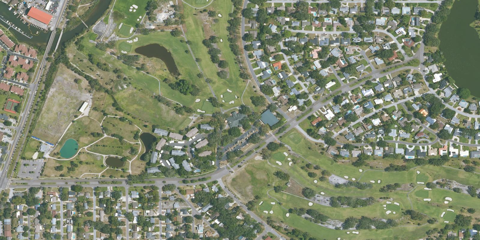 Satellite view of Dunedin Golf Club