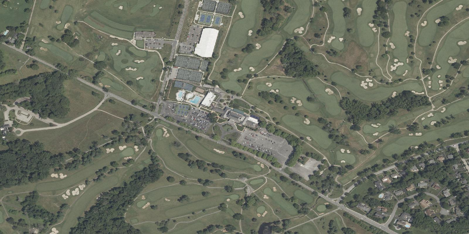 Satellite view of DuPont Country Club