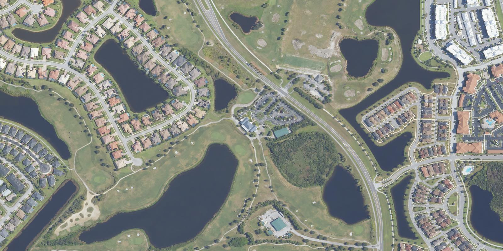 Satellite view of Duran Golf Club Short Course