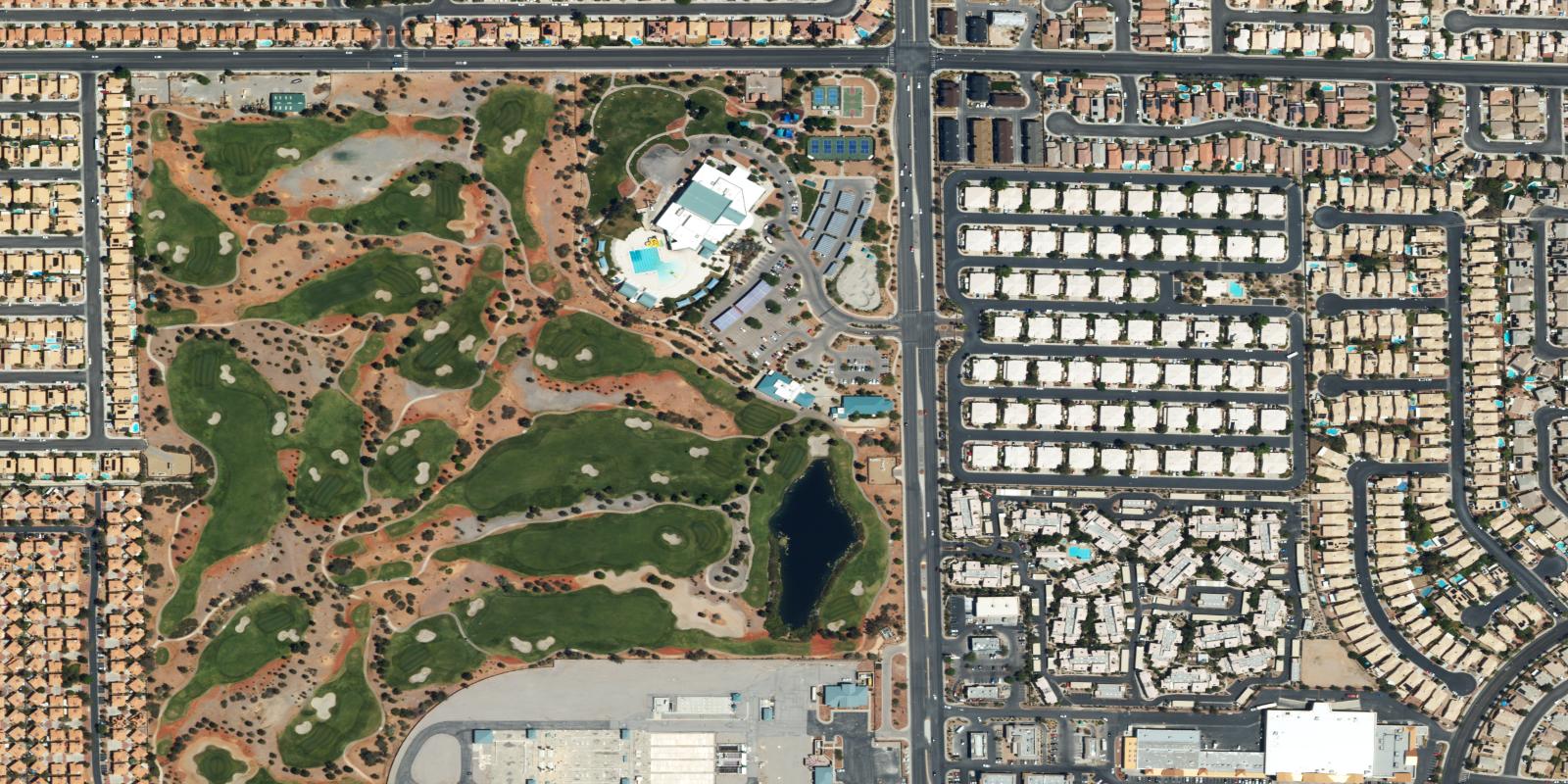 Satellite view of Durango Hills Golf Club