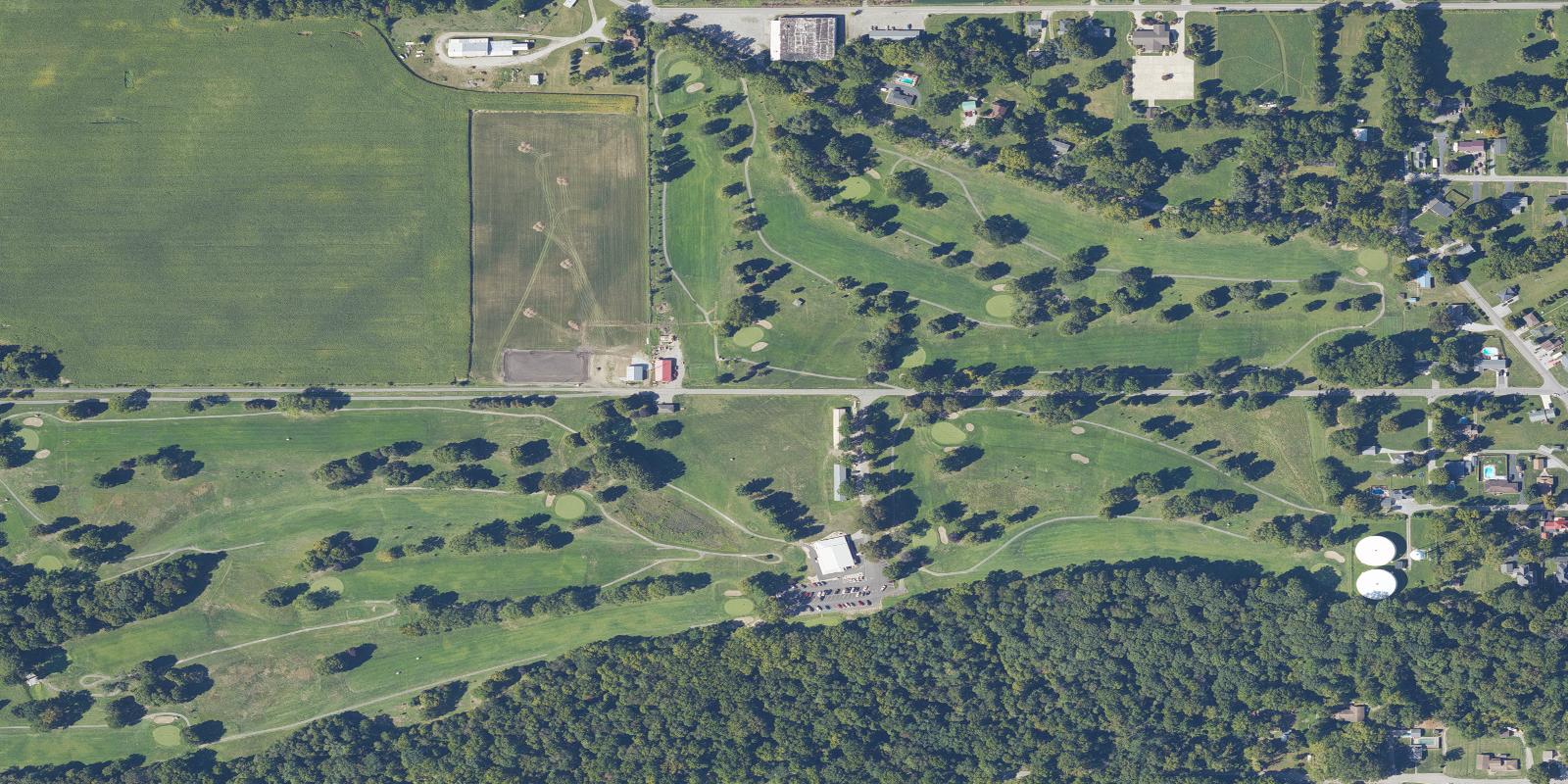 Satellite view of Dykeman Park Golf Course