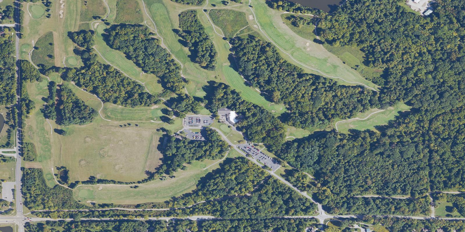 Satellite view of Eagle Creek Golf Club