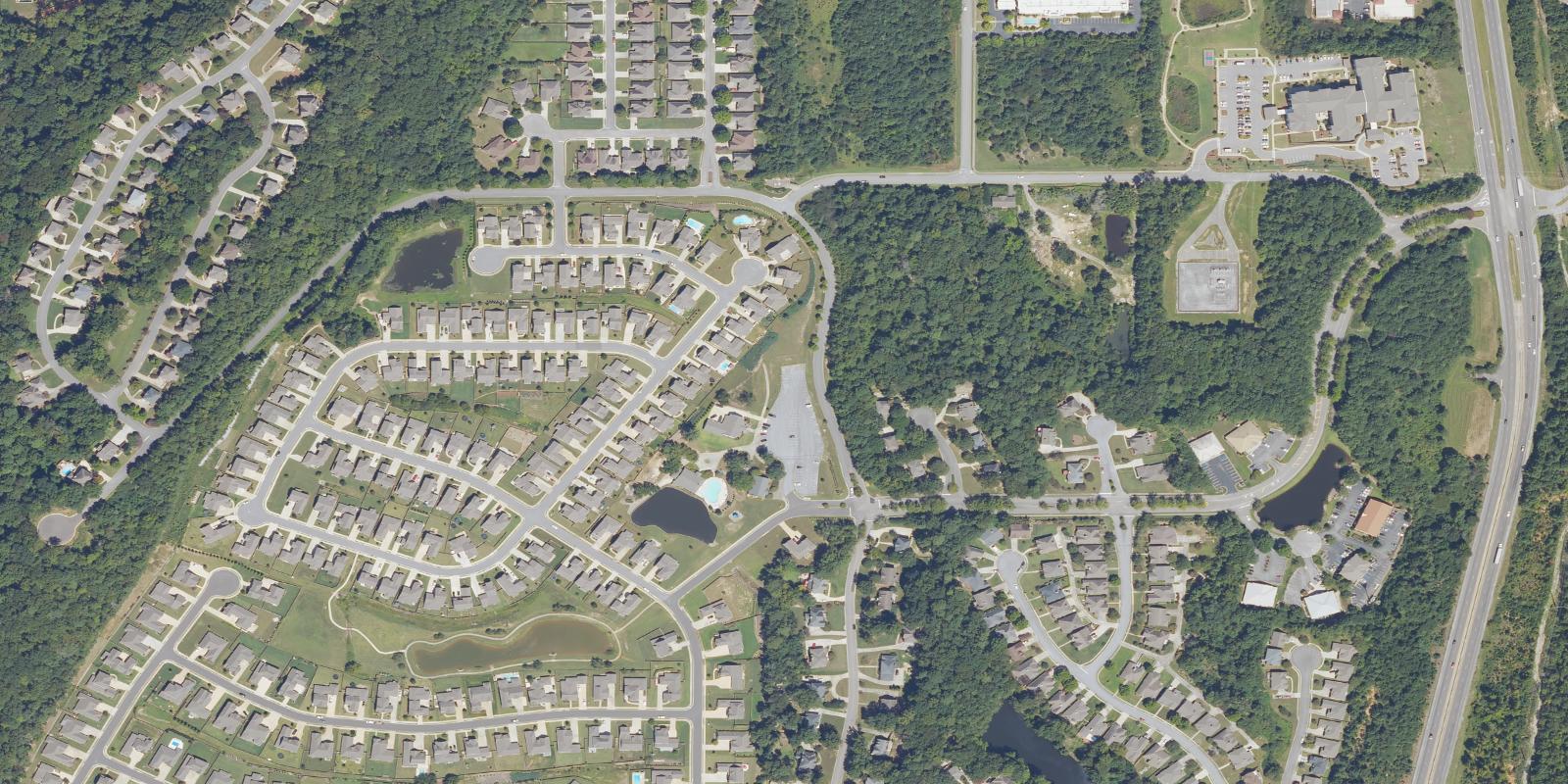 Satellite view of Eagle Point Golf Club