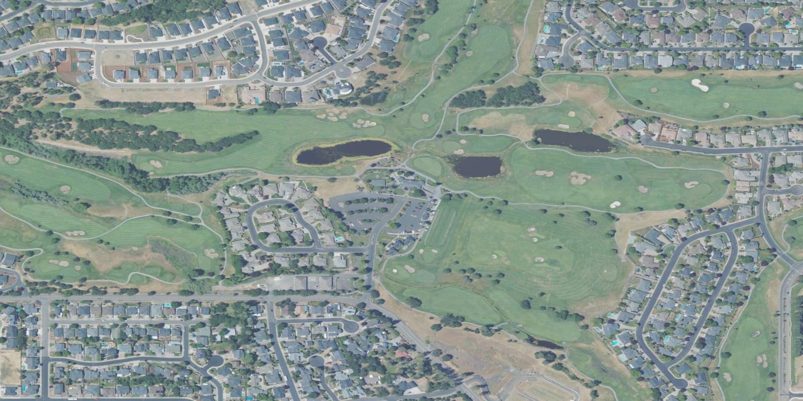 Satellite view of Eagle Point Golf Course