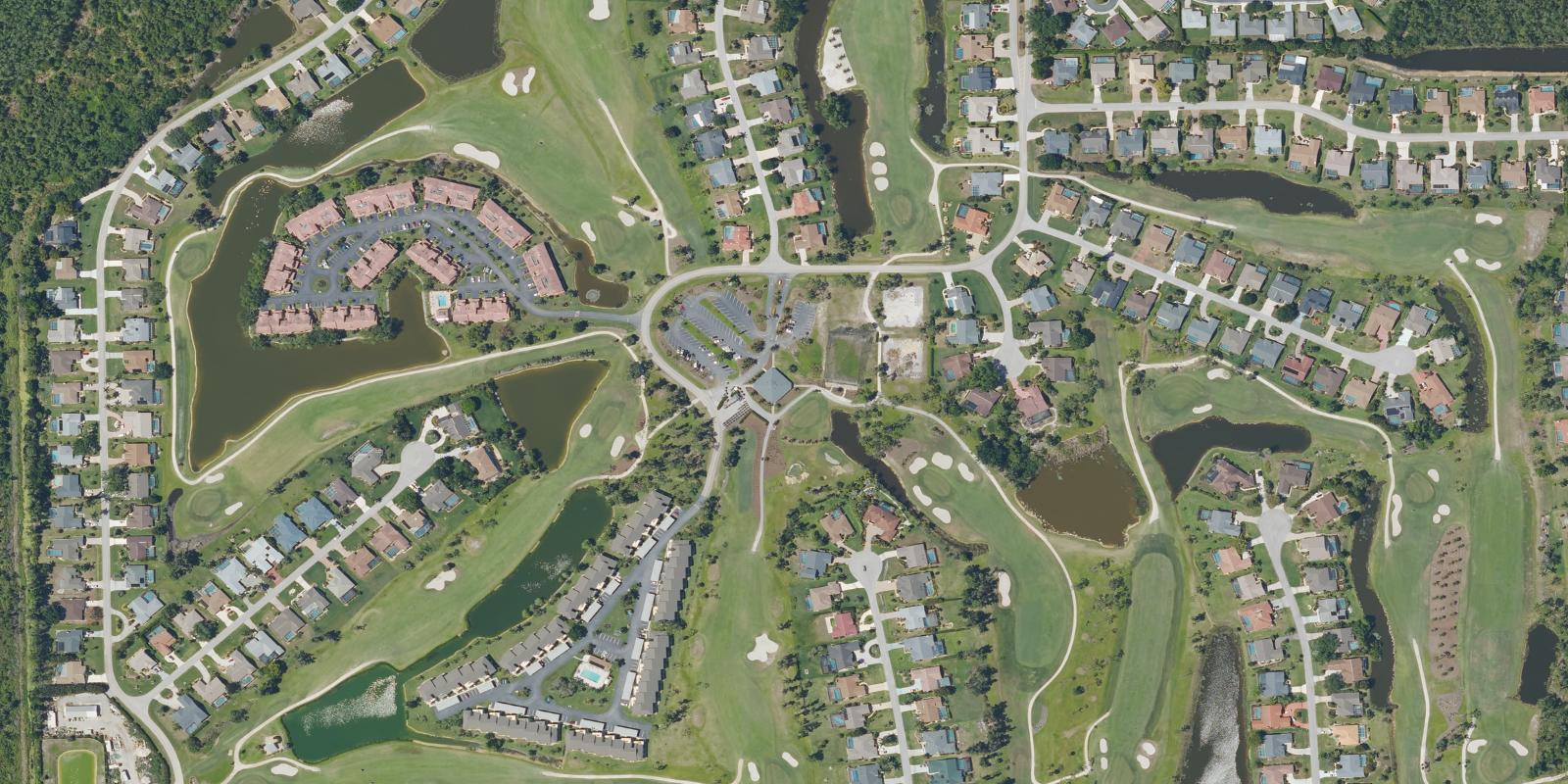 Satellite view of Eagle Ridge Golf Club - Ft. Myers