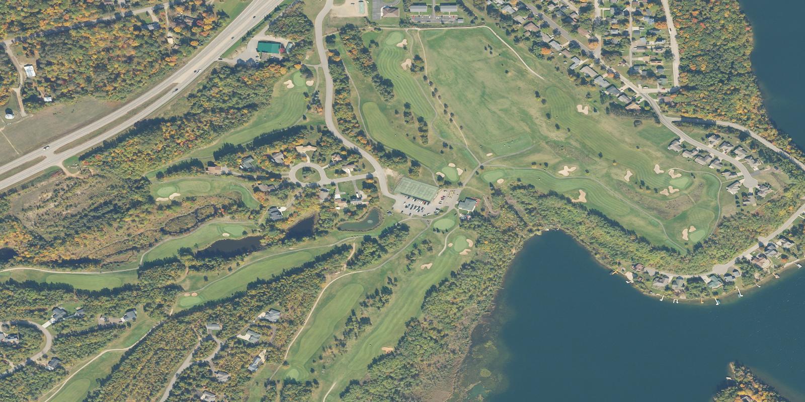 Satellite view of Eagle Ridge Golf Course