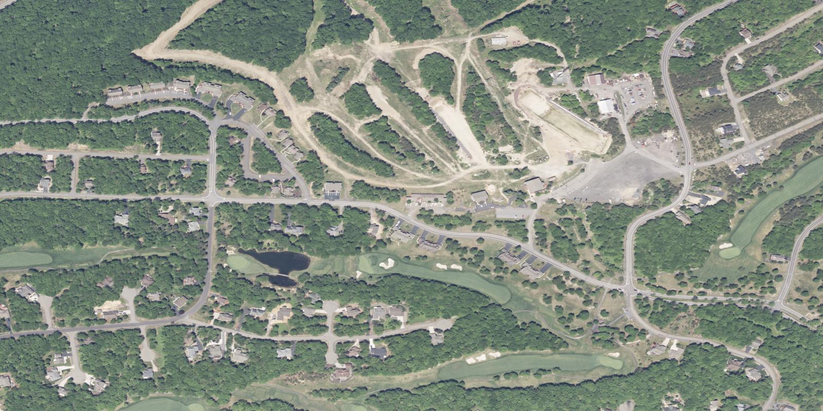 Satellite view of Eagle Rock Golf Ski Resort Executive Course