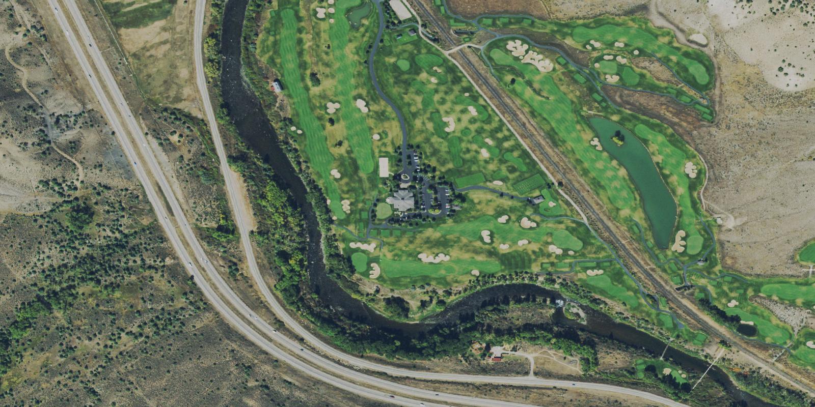 Satellite view of Eagle Springs Golf Club
