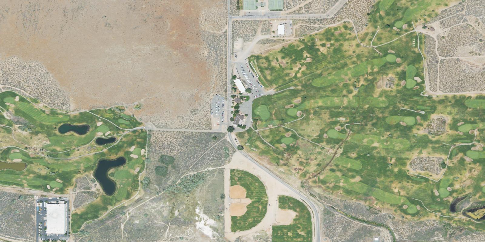 Satellite view of Eagle Valley Golf Course - East