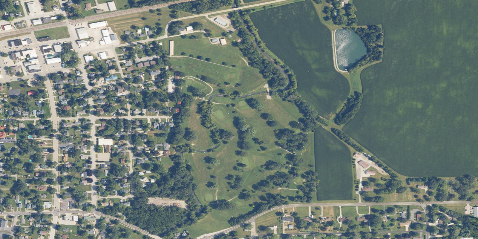 Satellite view of Earlville Country Club