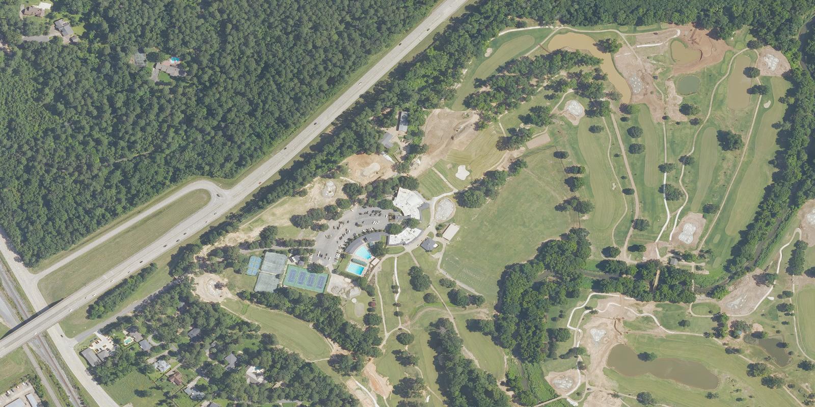 Satellite view of East Ridge Country Club