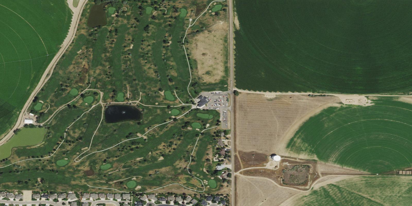 Satellite view of Eaton Country Club