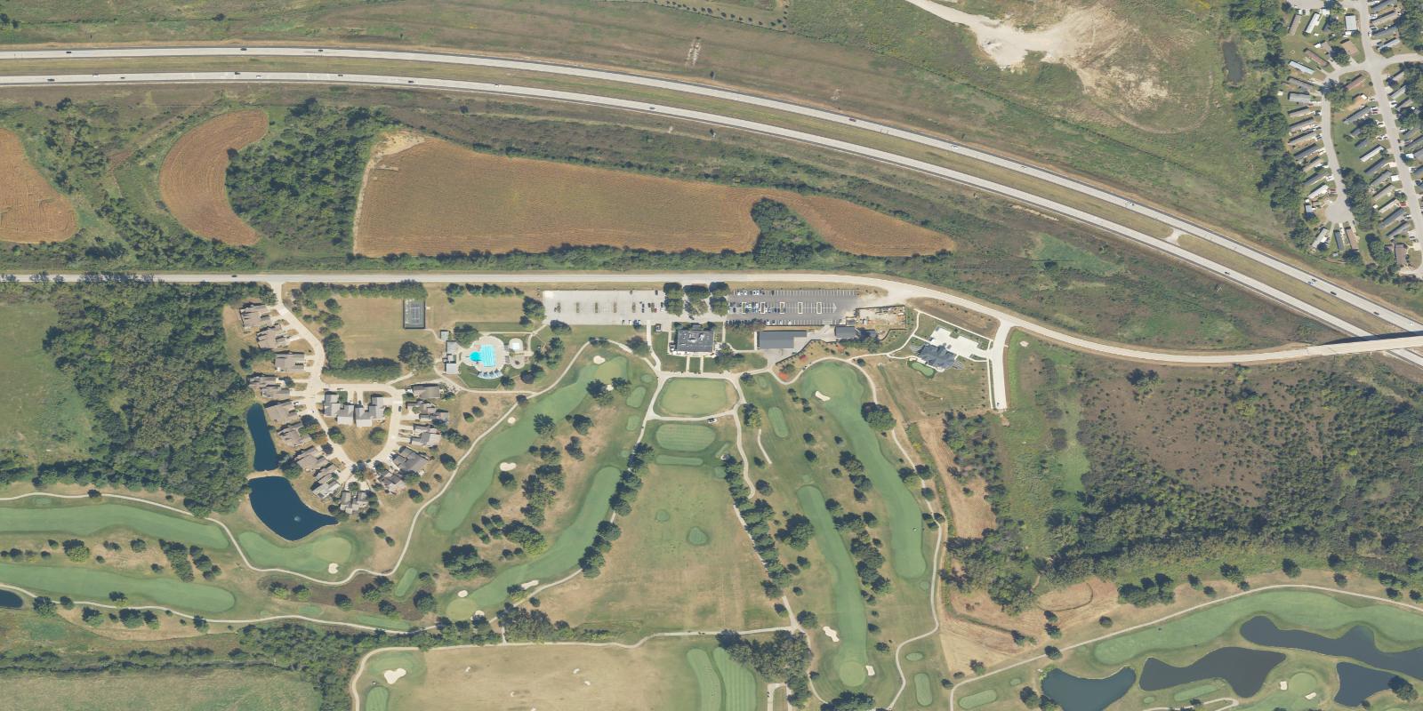 Satellite view of Echo Valley Country Club