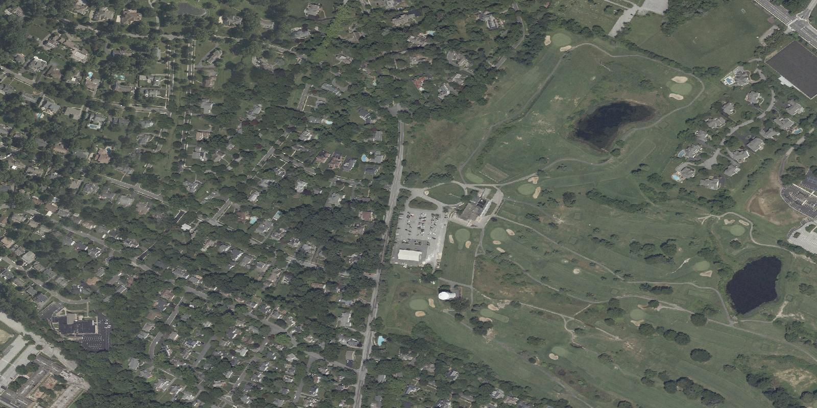 Satellite view of Ed Oliver Golf Course