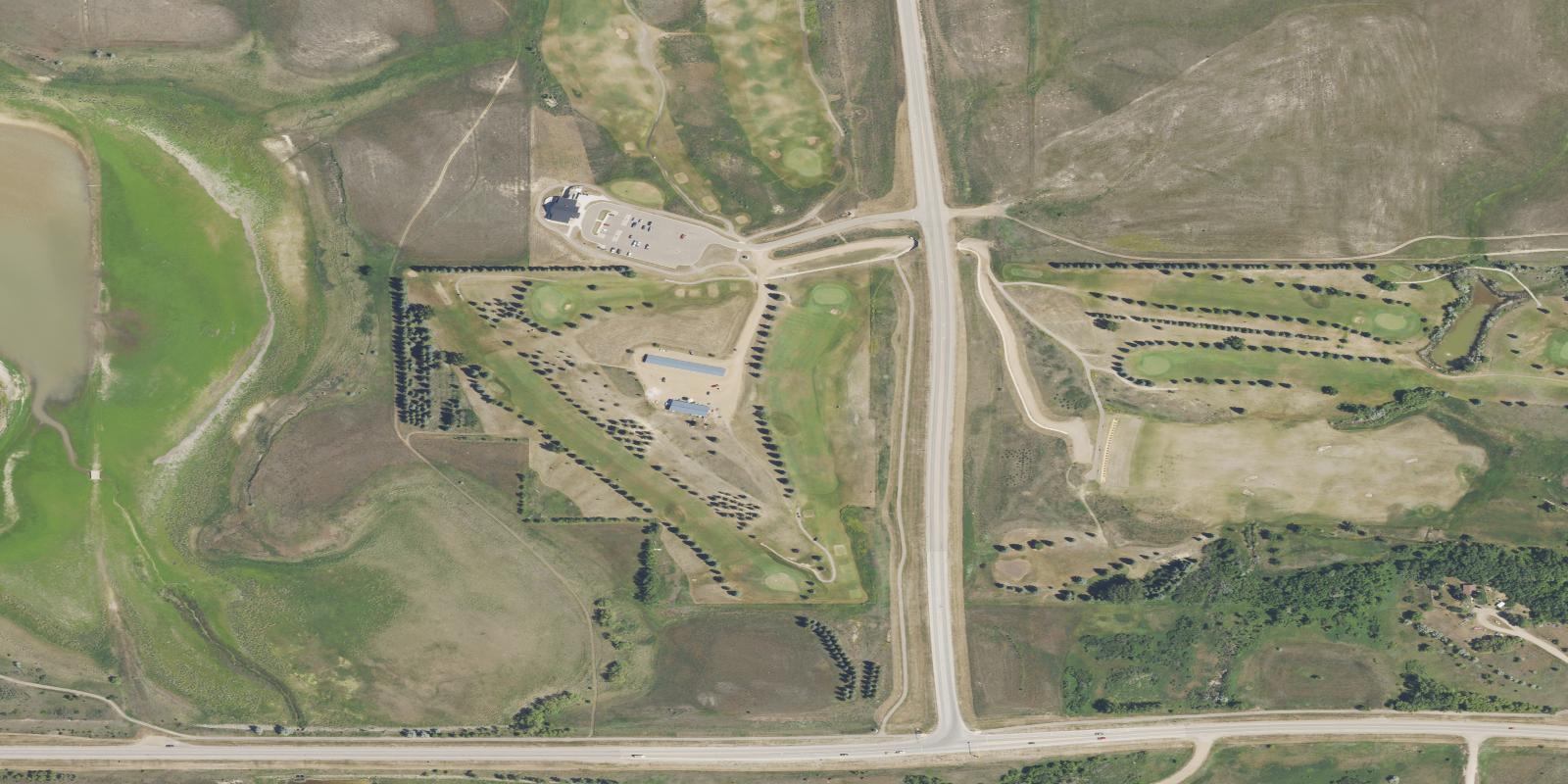 Satellite view of Edgewater Country Club